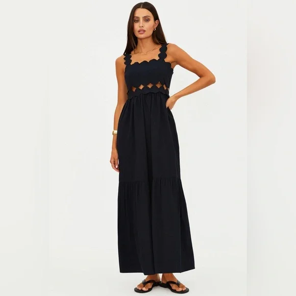 beach riot campbell dress Beach Riot Campbell Cutout Maxi Dress, Size Small, $178